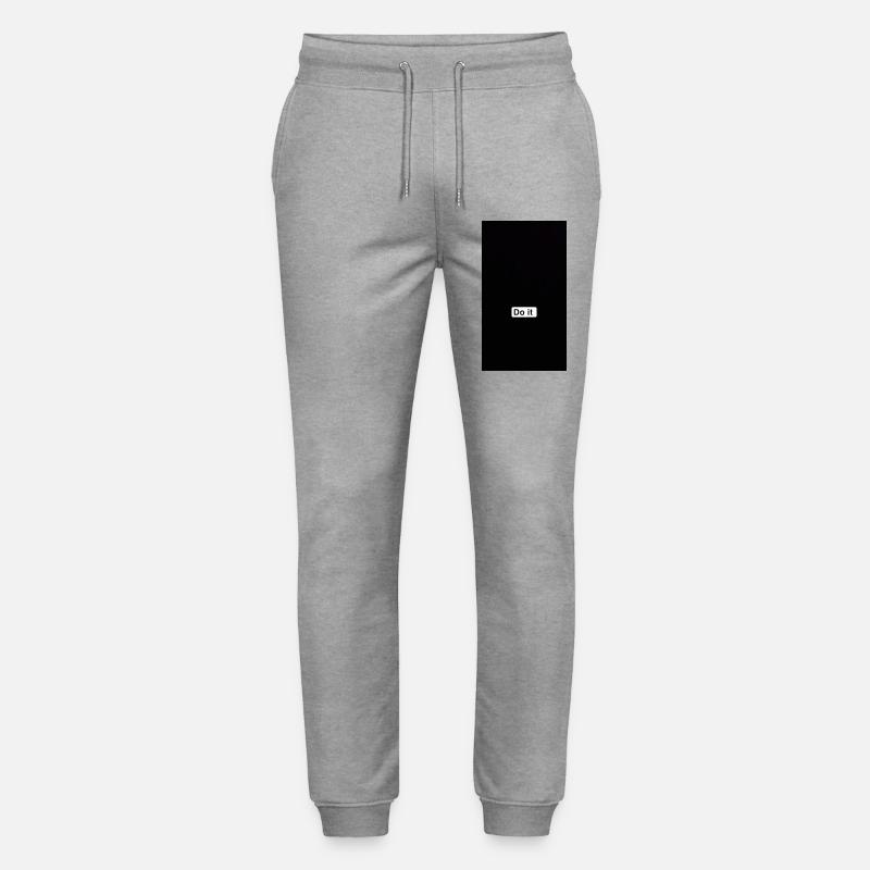 Do It Minimal Black - Stanley/Stella Unisex Bio Jogginghose Mover  - Grau meliert