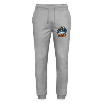 Ultra Trail Runner - Stanley/Stella Mover Unisex Organic Jogging Trousers - heather grey - Front - Marisol (170cm) & Nik (191cm)