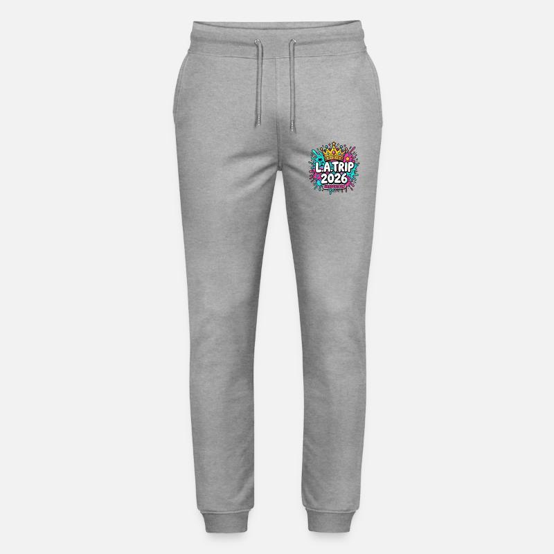 LA Trip 2026 - Stanley/Stella Unisex Bio Jogginghose Mover - Grau meliert