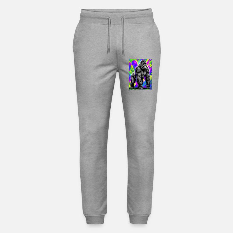 gorille - Pantalon de jogging bio MOVER Stanley/Stella unisexe - gris chiné