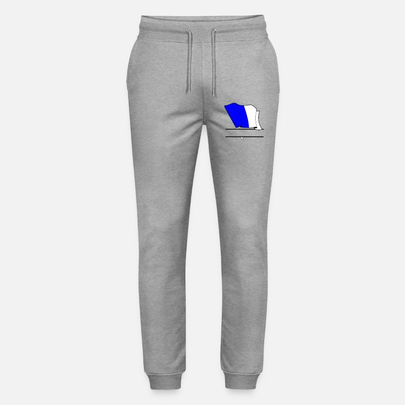 Drapeau Personnalisé de Spa - Pantalon de jogging bio MOVER Stanley/Stella unisexe - gris chiné