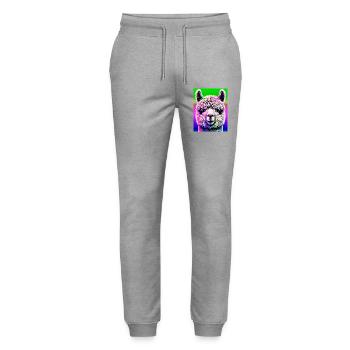 Alpaga - Pantalon de jogging bio MOVER Stanley/Stella unisexe - gris chiné - Devant - Marisol (170cm) & Nik (191cm)