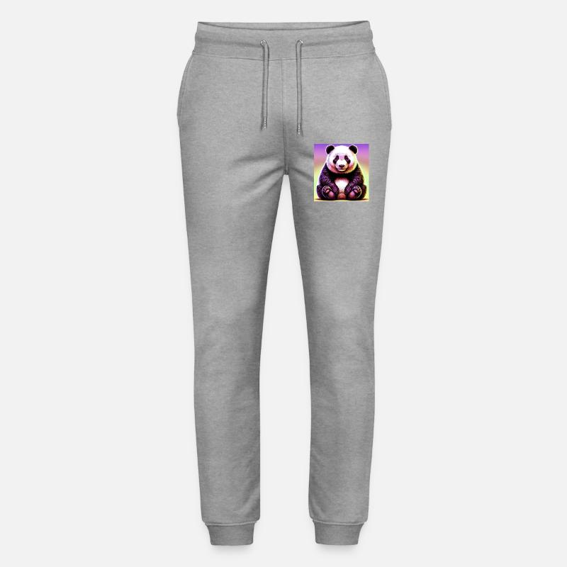 panda - Pantalon de jogging bio MOVER Stanley/Stella unisexe - gris chiné