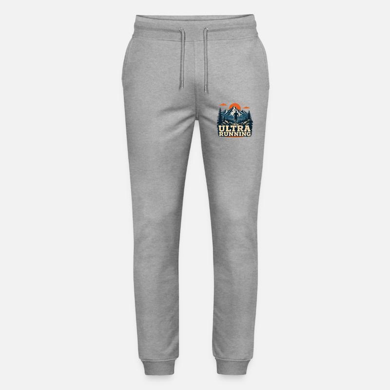 Ultra course à pied - Pantalon de jogging bio MOVER Stanley/Stella unisexe - gris chiné