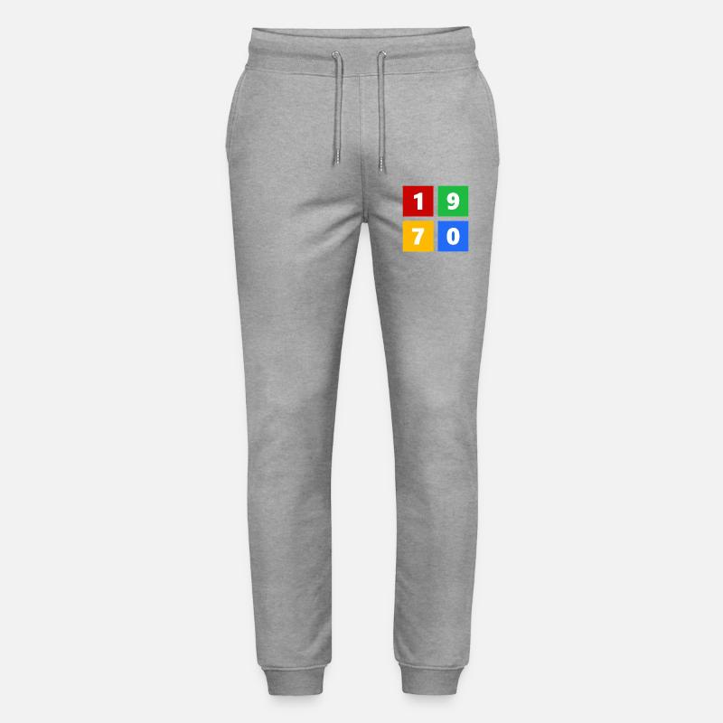 1970 - Stanley/Stella Unisex Bio Jogginghose Mover - Grau meliert