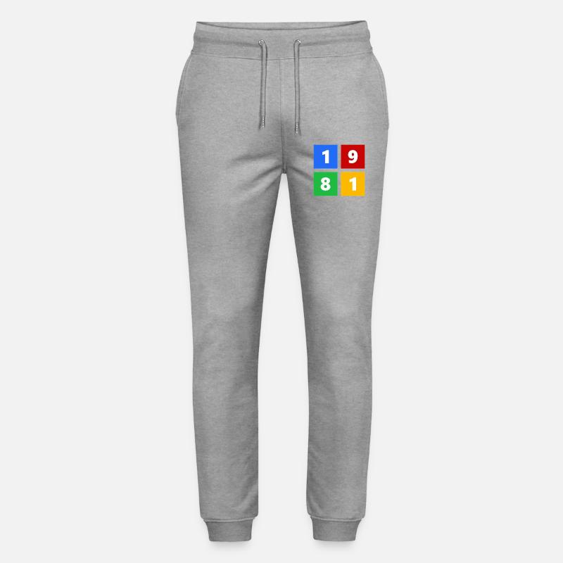 1981 - Stanley/Stella Unisex Bio Jogginghose Mover - Grau meliert
