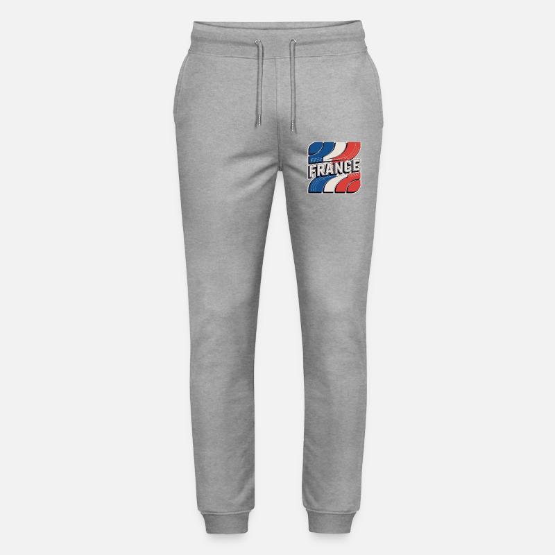 France - Stanley/Stella Unisex Bio Jogginghose Mover  - Grau meliert