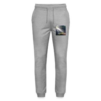 __20260612_162318_0000 - Stanley/Stella Unisex Bio Jogginghose Mover  - Grau meliert - Vorne - Marisol (170cm) & Nik (191cm)