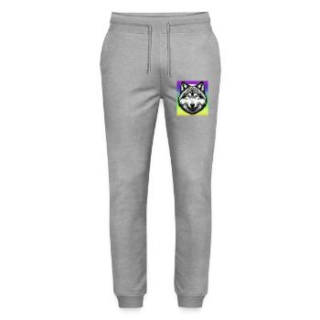 Wolf - Stanley/Stella Unisex Bio Jogginghose Mover  - Grau meliert - Vorne - Marisol (170cm) & Nik (191cm)