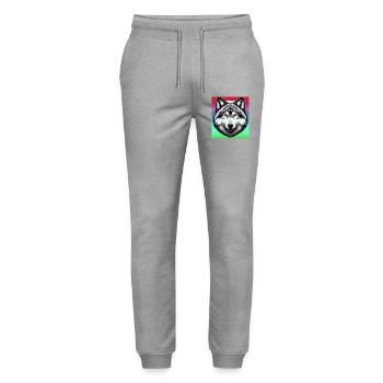 Wolf - Stanley/Stella Unisex Bio Jogginghose Mover  - Grau meliert - Vorne - Marisol (170cm) & Nik (191cm)