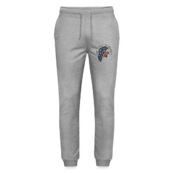 Climbing Sports Meditation Women - Stanley/Stella Unisex Bio Jogginghose Mover  - Grau meliert - Vorne - Marisol (170cm) & Nik (191cm)