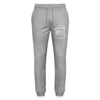 Cape Cod East Coast Leuchtturm & Küstenlinie - Stanley/Stella Unisex Bio Jogginghose Mover  - Grau meliert - Vorne - Marisol (170cm) & Nik (191cm)