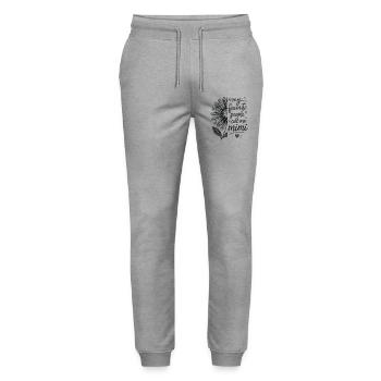 My favorite people call me Mimi - Stanley/Stella Mover Unisex Organic Jogging Trousers - heather grey - Front - Marisol (170cm) & Nik (191cm)