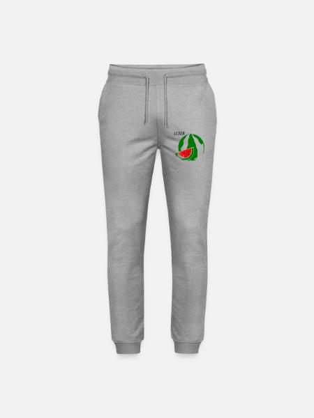 Melone - Stanley/Stella Unisex Bio Jogginghose Mover  - Grau meliert