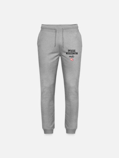 Pflegeassistentin Pflegefachassistenz - Stanley/Stella Unisex Bio Jogginghose Mover  - Grau meliert