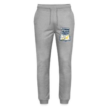 Plans de leçon pour professeurs : Ma section fiction Drôle » - Pantalon de jogging bio MOVER Stanley/Stella unisexe - gris chiné - Devant - Marisol (170cm) & Nik (191cm)