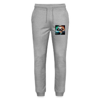 paresse - Pantalon de jogging bio MOVER Stanley/Stella unisexe - gris chiné - Devant - Marisol (170cm) & Nik (191cm)