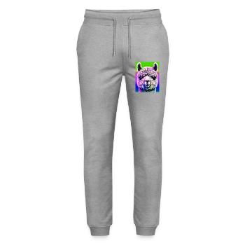 Alpaka - Stanley/Stella Unisex Bio Jogginghose Mover  - Grau meliert - Vorne - Marisol (170cm) & Nik (191cm)
