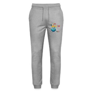 School enrollment 2026 - Stanley/Stella Mover Unisex Organic Jogging Trousers - heather grey - Front - Marisol (170cm) & Nik (191cm)