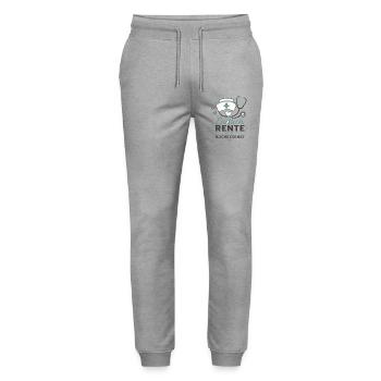 Endlich in Rente – Krankenschwester & Stethoskop - Stanley/Stella Unisex Bio Jogginghose Mover  - Grau meliert - Vorne - Marisol (170cm) & Nik (191cm)