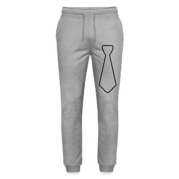 Égalité - Pantalon de jogging bio MOVER Stanley/Stella unisexe - gris chiné - Devant - Marisol (170cm) & Nik (191cm)