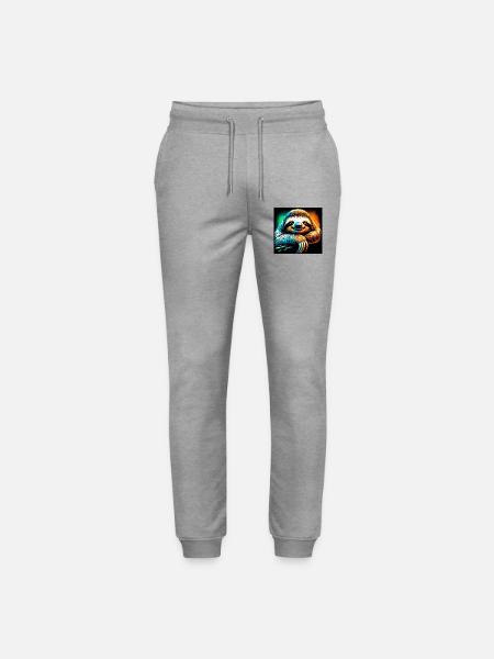 Faultier - Stanley/Stella Unisex Bio Jogginghose Mover - Grau meliert