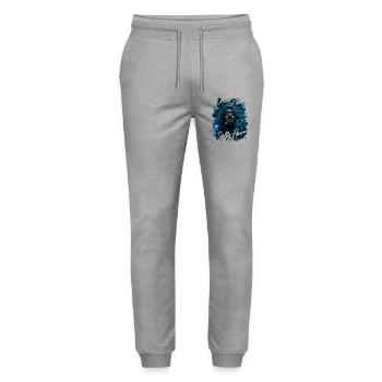 Ocean Air Salty Hair Tauchen Meer Quallen - Stanley/Stella Unisex Bio Jogginghose Mover  - Grau meliert - Vorne - Marisol (170cm) & Nik (191cm)