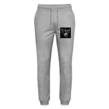 The Fallen Angel - Stanley/Stella Mover Unisex Organic Jogging Trousers - heather grey - Front - Marisol (170cm) & Nik (191cm)