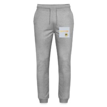 Stay cool - Stanley/Stella Mover Unisex Organic Jogging Trousers - heather grey - Front - Marisol (170cm) & Nik (191cm)