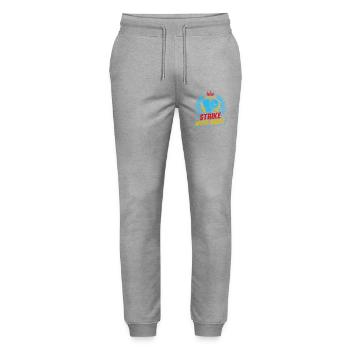 Frappe avec puissance Gants de boxe Gants de boxe - Pantalon de jogging bio MOVER Stanley/Stella unisexe - gris chiné - Devant - Marisol (170cm) & Nik (191cm)
