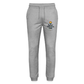 Lecker Bierchen Club Bier Spruch JGA Malle Bier - Pantalon de jogging bio MOVER Stanley/Stella unisexe - gris chiné - Devant - Marisol (170cm) & Nik (191cm)