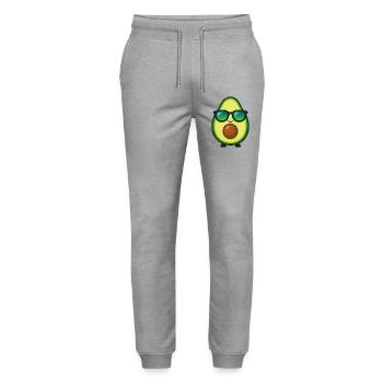 Lunettes de soleil d’été aux légumes à l’avocat Kawaii - Pantalon de jogging bio MOVER Stanley/Stella unisexe - gris chiné - Devant - Marisol (170cm) & Nik (191cm)