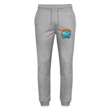 Bora Bora Französisch Polynesien Tauchen Schnorche - Stanley/Stella Unisex Bio Jogginghose Mover  - Grau meliert - Vorne - Marisol (170cm) & Nik (191cm)