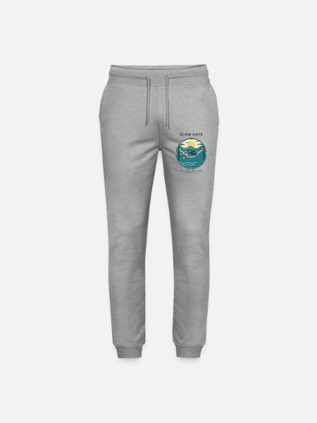 Slow Days Strandhammock Signet - Stanley/Stella Unisex Bio Jogginghose Mover - Grau meliert