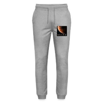 März - Stanley/Stella Unisex Bio Jogginghose Mover  - Grau meliert - Vorne - Marisol (170cm) & Nik (191cm)