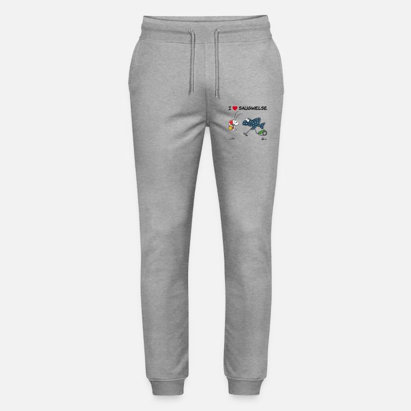 Saugwels - Stanley/Stella Unisex Bio Jogginghose Mover  - Grau meliert