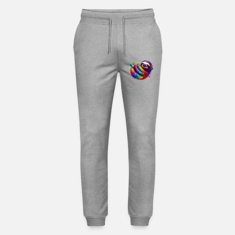 Faultier - Stanley/Stella Unisex Bio Jogginghose Mover  - Grau meliert