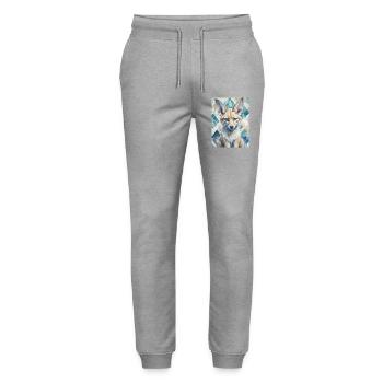 Colorful Elephant - Stanley/Stella Unisex Bio Jogginghose Mover  - Grau meliert - Vorne - Marisol (170cm) & Nik (191cm)