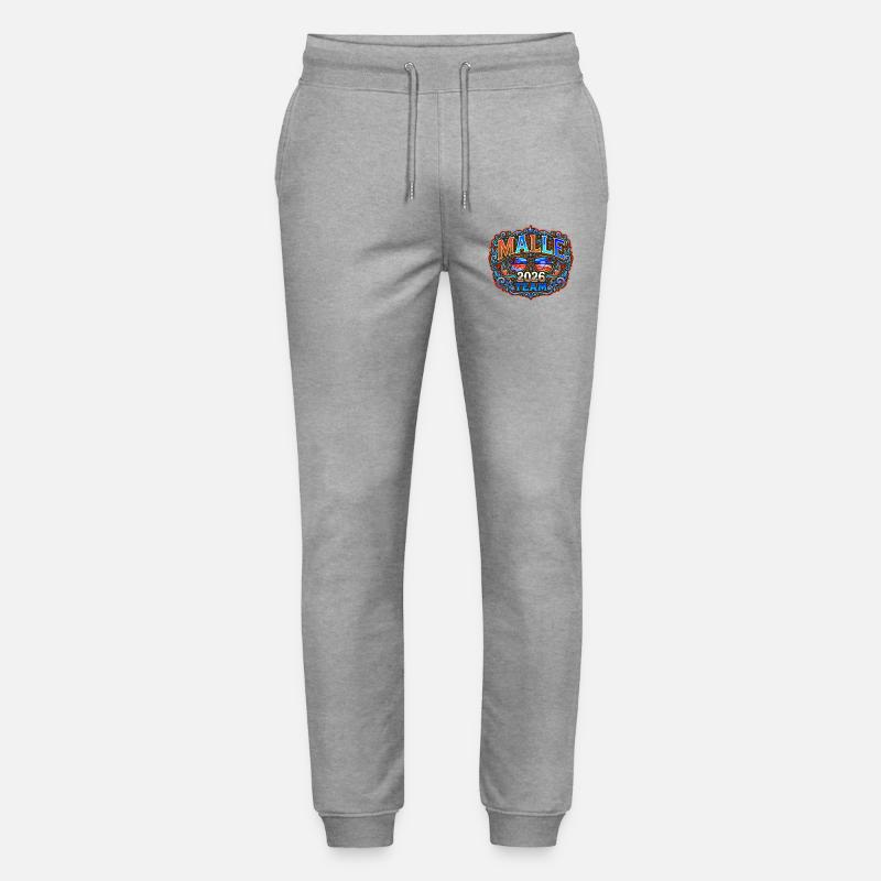 Malle 2026 Mallorca Urlaub - Stanley/Stella Unisex Bio Jogginghose Mover  - Grau meliert