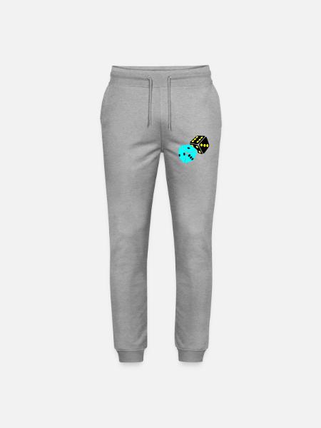 Neon Cube Playroom - Stanley/Stella Mover Unisex Organic Jogging Trousers - heather grey