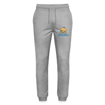 Croissant Mignon À Vélo En Danseuse - Pantalon de jogging bio MOVER Stanley/Stella unisexe - gris chiné - Devant - Marisol (170cm) & Nik (191cm)