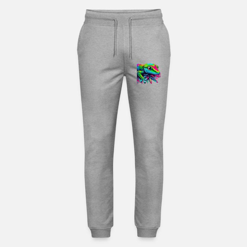 Gecko - Stanley/Stella Unisex Bio Jogginghose Mover  - Grau meliert