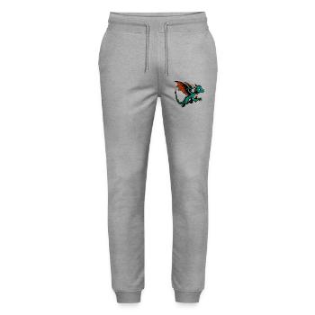 Dragon - Pantalon de jogging bio MOVER Stanley/Stella unisexe - gris chiné - Devant - Marisol (170cm) & Nik (191cm)