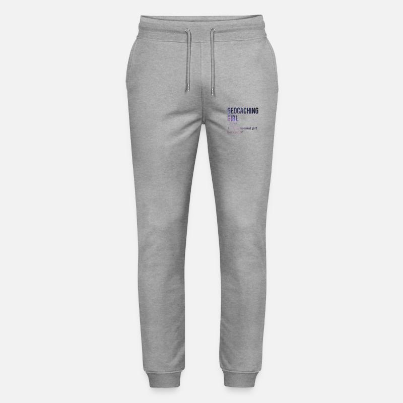 Géocaching - Pantalon de jogging bio MOVER Stanley/Stella unisexe - gris chiné