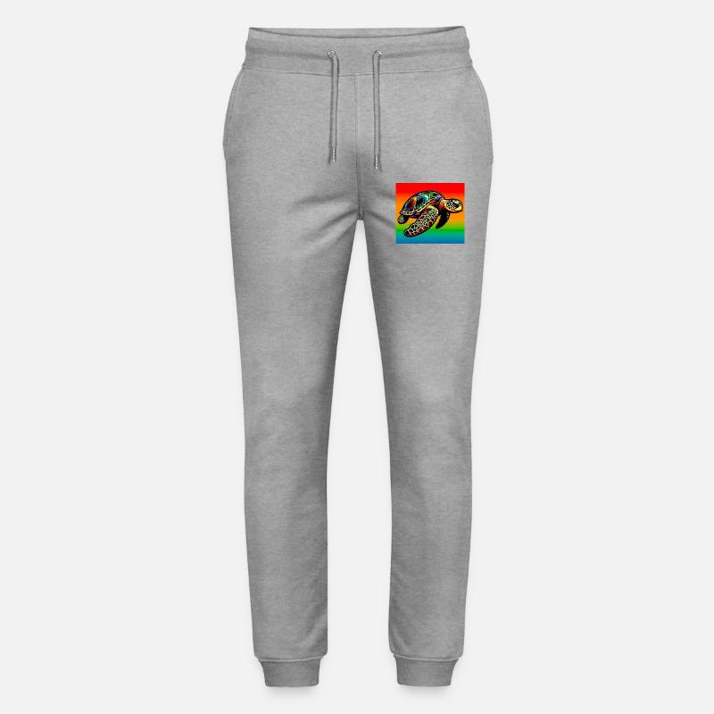 Schildkröte - Stanley/Stella Unisex Bio Jogginghose Mover  - Grau meliert