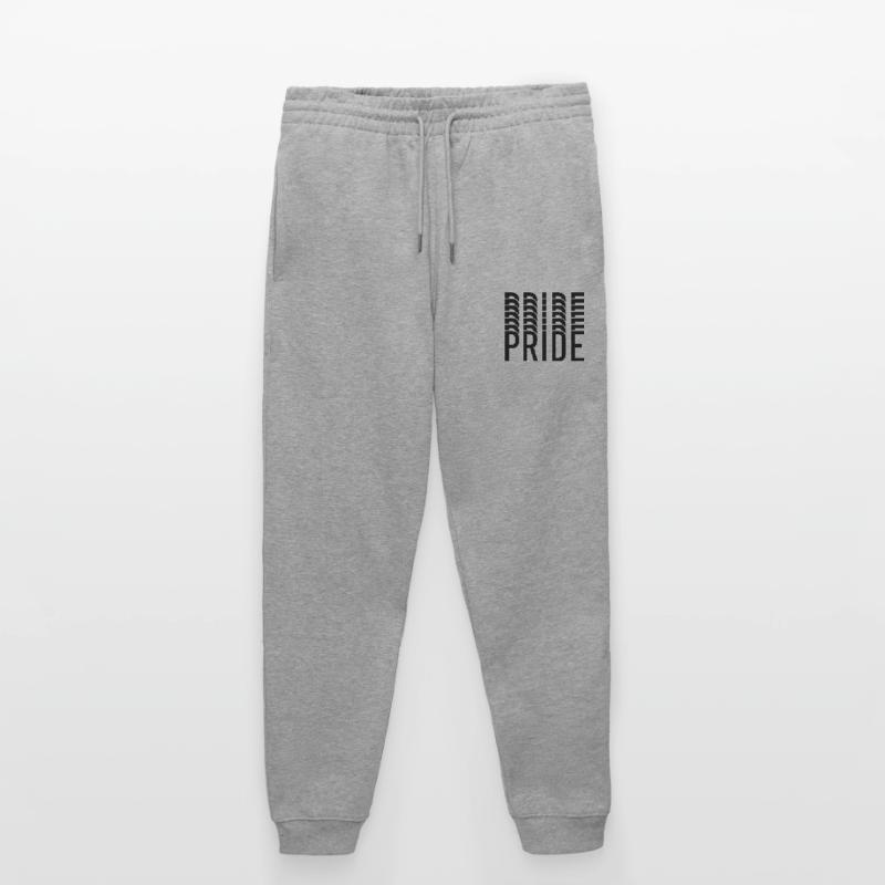 Pride Typography Contrast Pattern Stanley/Stella Mover Unisex Organic Jogging Trousers