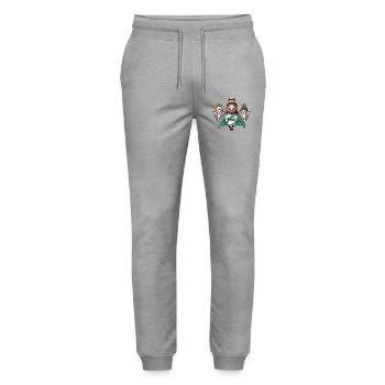 Niedliche Jesus Engel Religion - Stanley/Stella Unisex Bio Jogginghose Mover  - Grau meliert - Vorne - Marisol (170cm) & Nik (191cm)