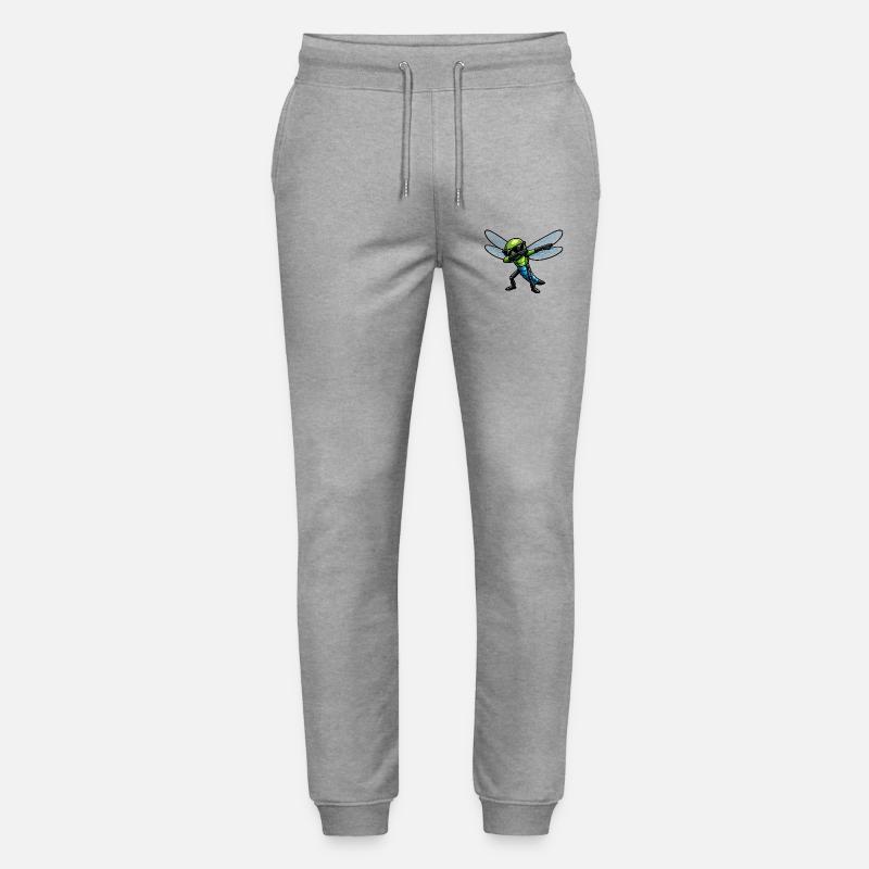 Dabbing Libelle - Stanley/Stella Unisex Bio Jogginghose Mover  - Grau meliert