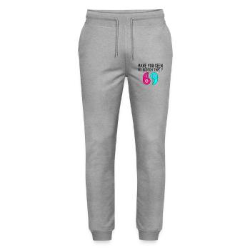 Have you Seen My Scotch Tape? - Stanley/Stella Mover Unisex Organic Jogging Trousers - heather grey - Front - Marisol (170cm) & Nik (191cm)