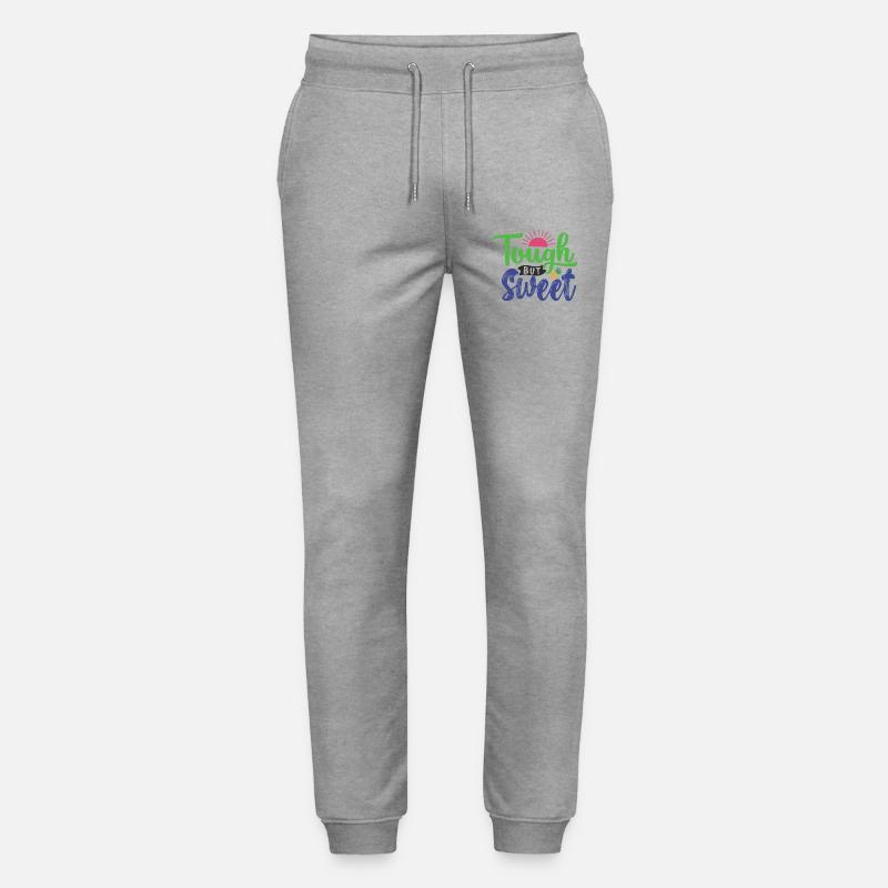 Tough und süß - Stanley/Stella Unisex Bio Jogginghose Mover  - Grau meliert